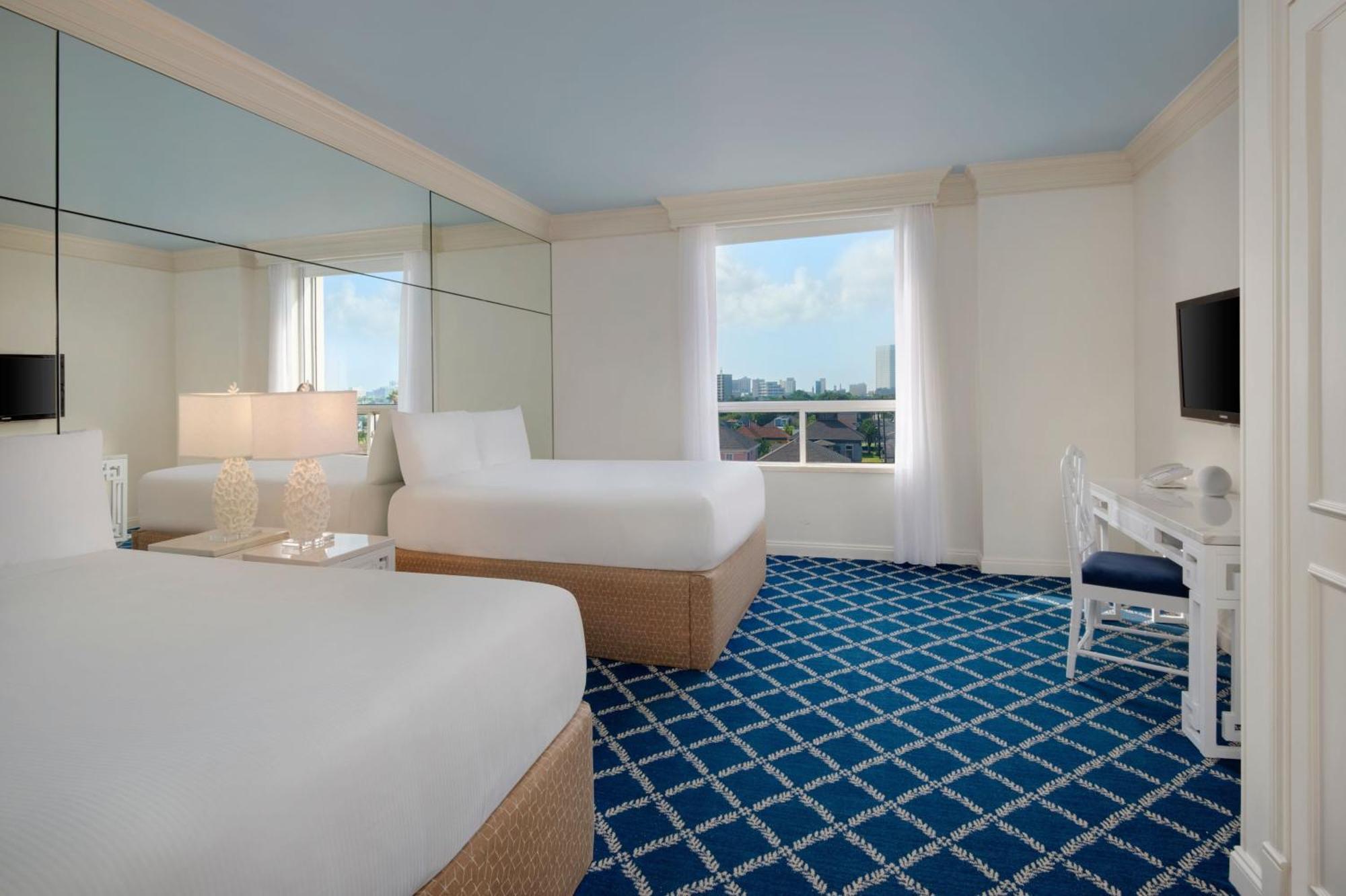 Deluxe Double Room Two Double Beds Ocean View Beachfront