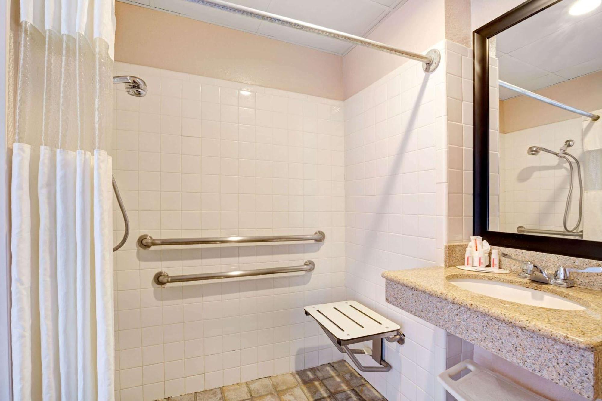 1 King Bed Mobility Accessible Room Roll ShowerNon-Smoking
