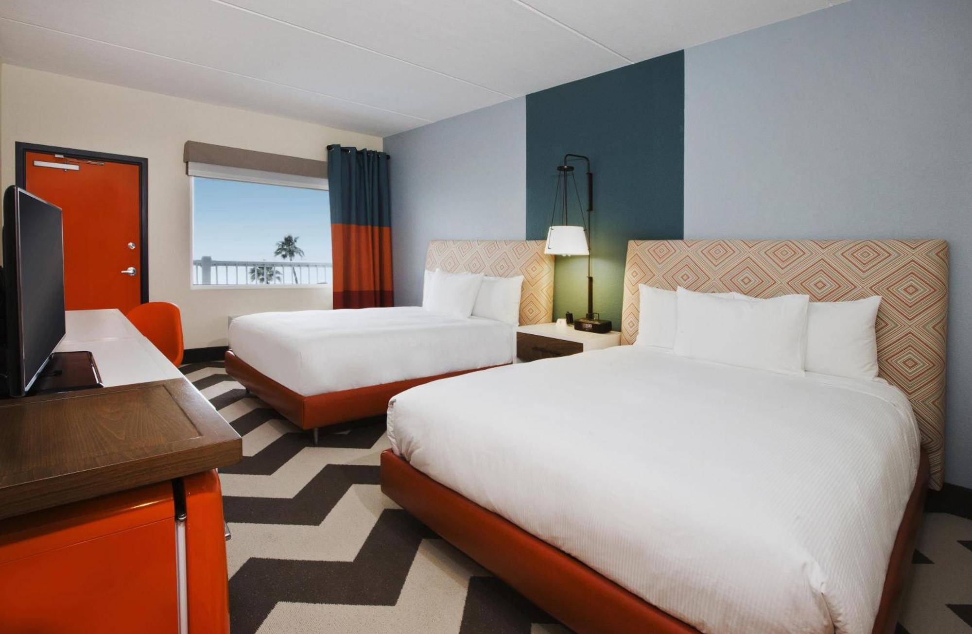 Queen Room Two Queen Beds Private Balcony Beach View